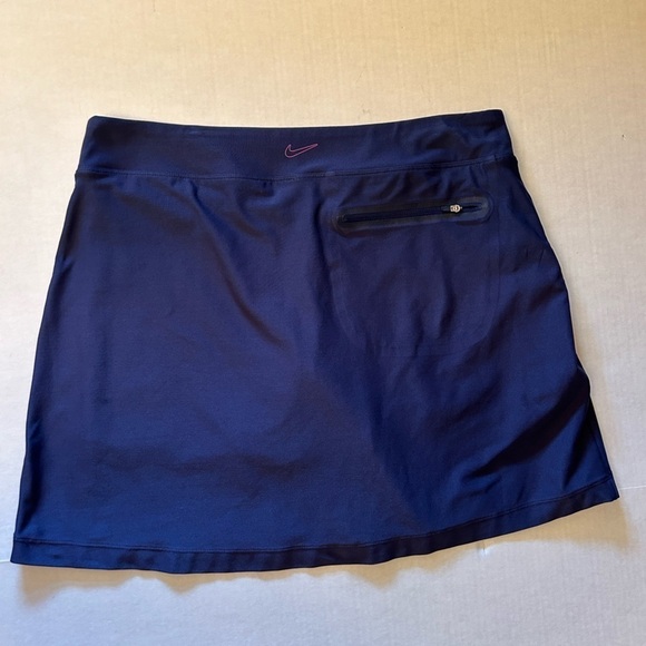Nike Dri Fit Golf Tour Performance Navy Blue Skirt Skort Sz-L. B5 - Picture 7 of 10